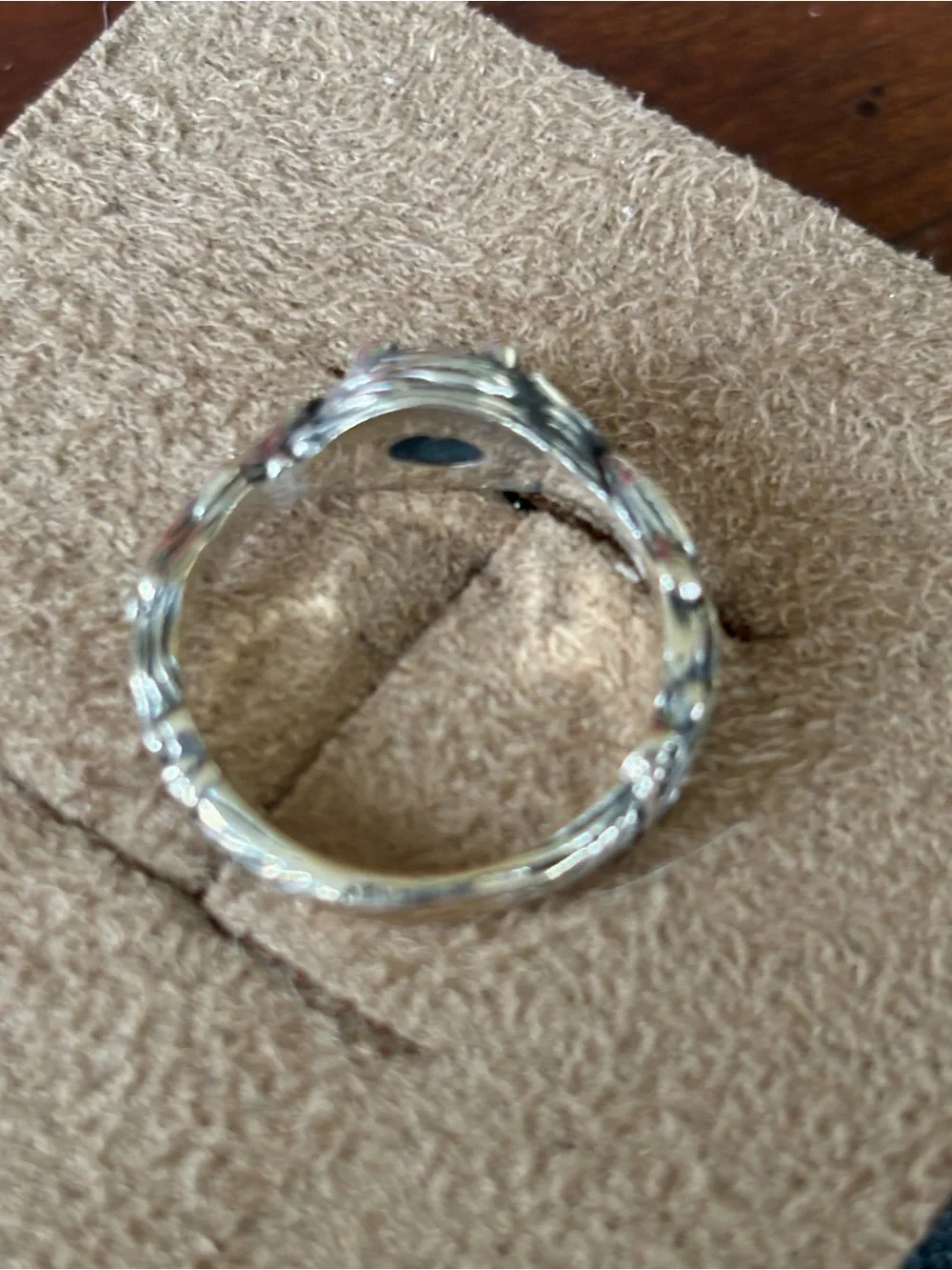 Silver Tree Branch Band Nature Woodland Boho Vine Hippie Engagement Ring Promise